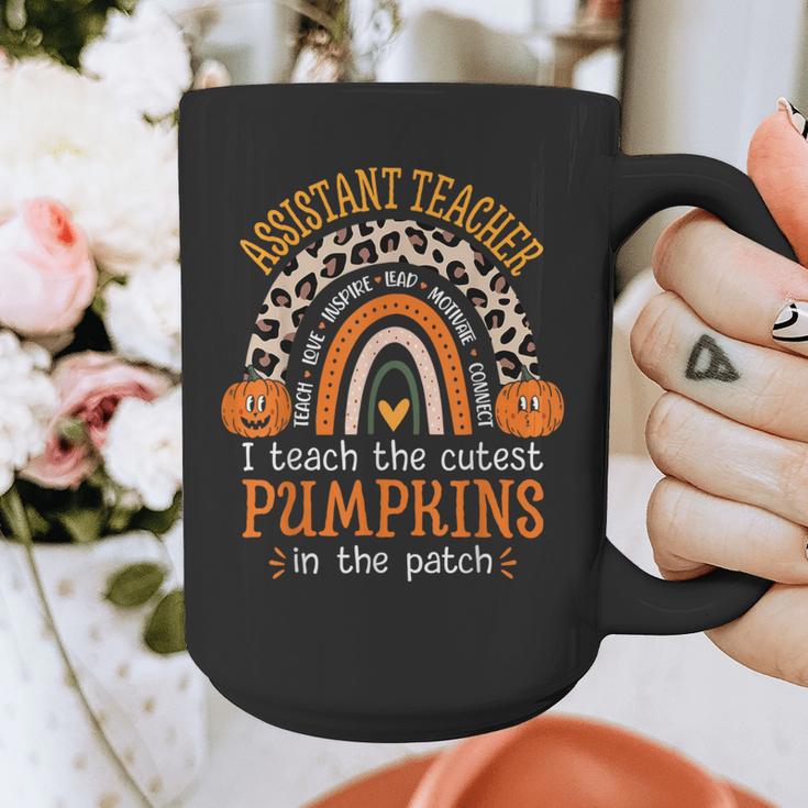 Assistant Teacher Rainbow Leopard Halloween Teacher Graphic Print Coffee Mug, funny design Assistant Teacher Rainbow Leopard Halloween Teacher Graphic Print Coffee Mug, funny design