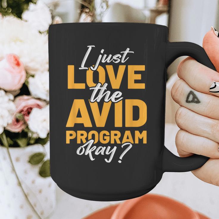 AVID Team Appreciation Essentials AVID Program Teacher Graphic Print Coffee Mug, funny design