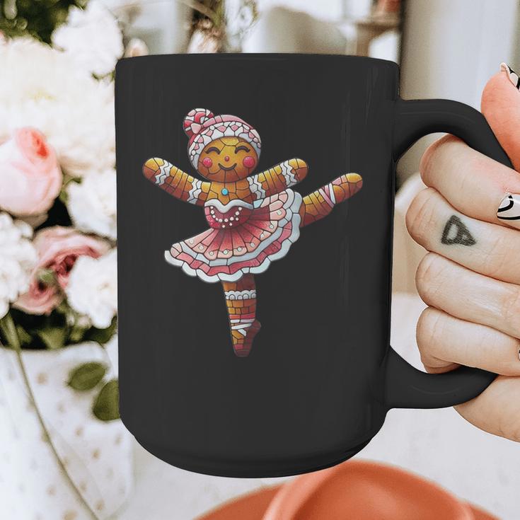 Ballet Dancer Gingerbread Christmas Dance Teacher Girl Women Graphic Print Coffee Mug, funny design Ballet Dancer Gingerbread Christmas Dance Teacher Girl Women Graphic Print Coffee Mug, funny design