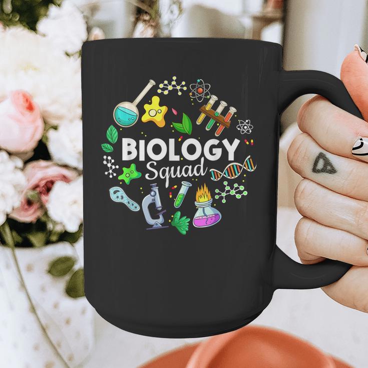 Biology Squad Science Teacher Student Biologist Graphic Print Coffee Mug, Science Teacher Gifts, funny design