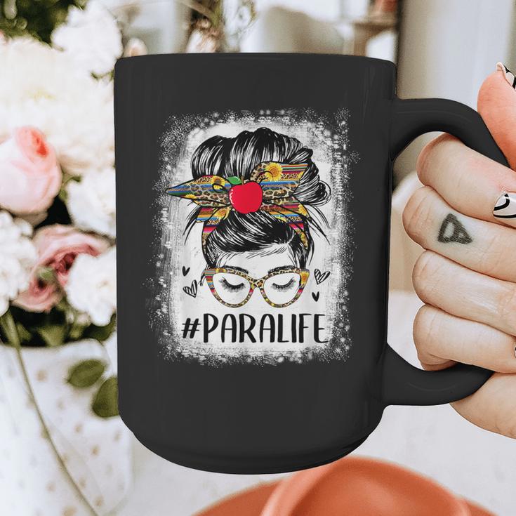 Bleached Teacher Para Life Paraprofessional Cute Messy Bun For Men Women Girls Kids Graphic Print Coffee Mug, funny design Bleached Teacher Para Life Paraprofessional Cute Messy Bun For Men Women Girls Kids Graphic Print Coffee Mug, funny design
