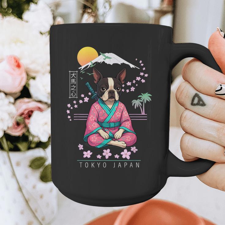 Boston Terrier Boston Bull Terrier Graphic Print Coffee Mug, funny design