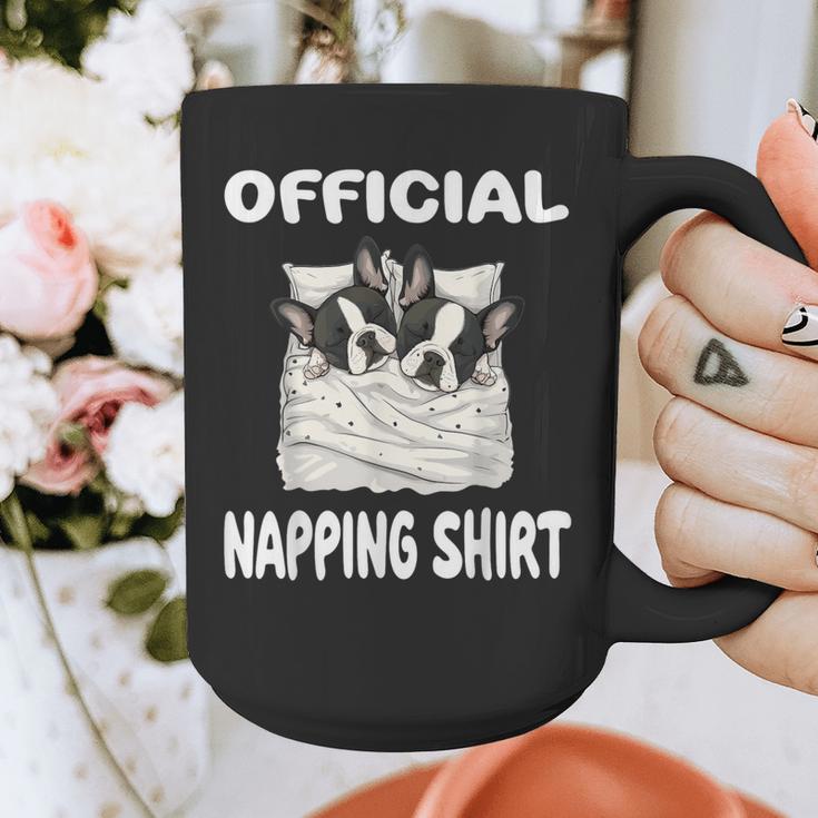 Boston Terrier Dog Official Sleepshirt Pajamas Nightgown For Men Women Kids Graphic Print Coffee Mug, funny design