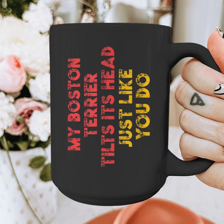 Boston Terrier Mom Dad Dog Lover Owner Women Men Graphic Print Coffee Mug, Couple Gifts, Mom Gifts, Boston Terrier Dad Gifts, Boston Terrier Mom Gifts, funny design