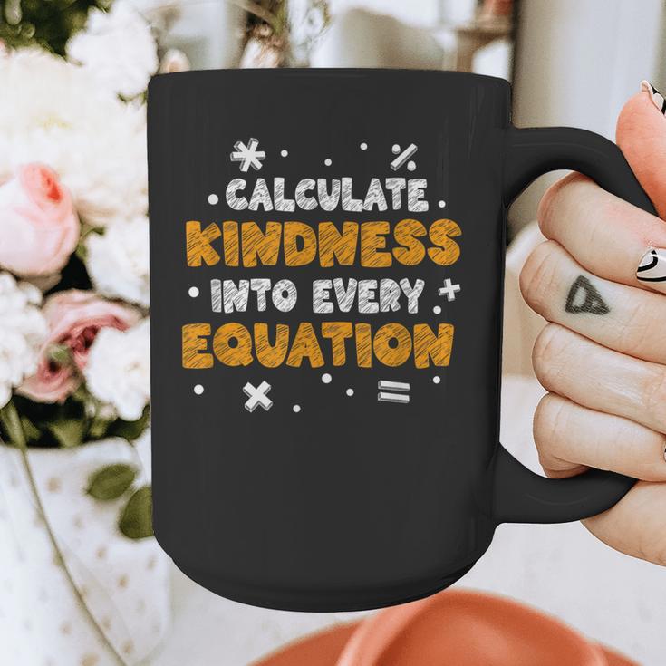 Calculate Kindness Into Every Equation Math Teacher School Graphic Print Coffee Mug, funny design Calculate Kindness Into Every Equation Math Teacher School Graphic Print Coffee Mug, funny design