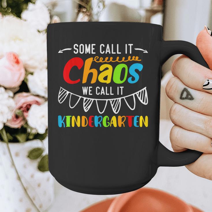 Some Call It Chaos We Call It Kindergarten Teacher Graphic Print Coffee Mug, funny design Some Call It Chaos We Call It Kindergarten Teacher Graphic Print Coffee Mug, funny design