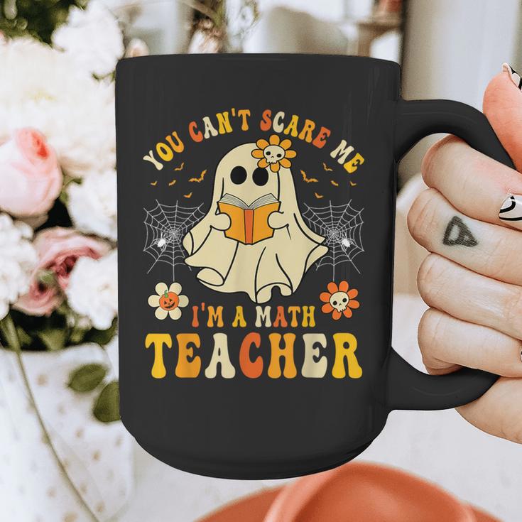 You Can't Scare Me I'm A Math Teacher Halloween Ghost Graphic Print Coffee Mug, funny design You Can't Scare Me I'm A Math Teacher Halloween Ghost Graphic Print Coffee Mug, funny design