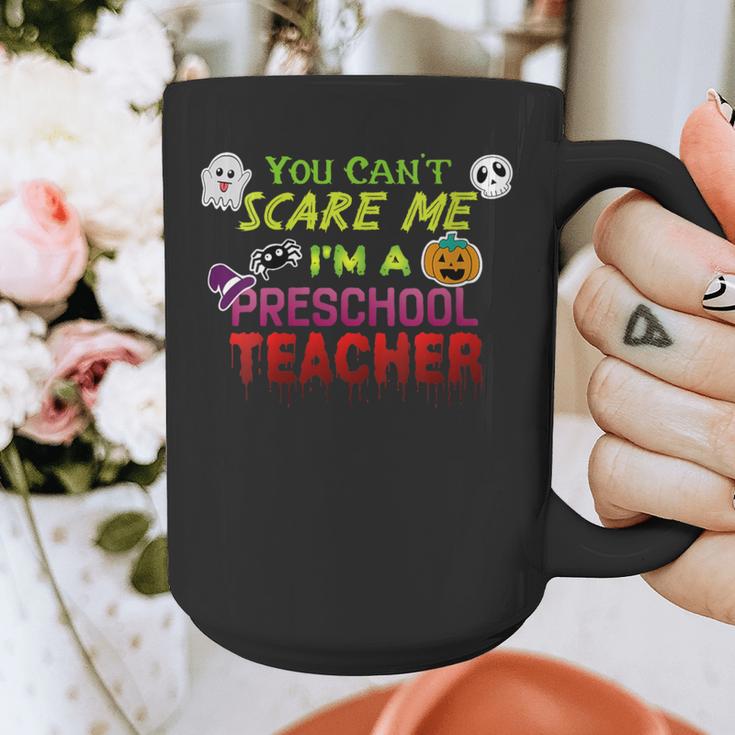 You Can't Scare Me I'm A Preschool Teacher Halloween Graphic Print Coffee Mug, funny design You Can't Scare Me I'm A Preschool Teacher Halloween Graphic Print Coffee Mug, funny design