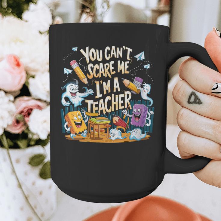 You Can't Scare Me I'm A Teacher Cool Math Teacher Halloween Graphic Print Coffee Mug, funny design You Can't Scare Me I'm A Teacher Cool Math Teacher Halloween Graphic Print Coffee Mug, funny design