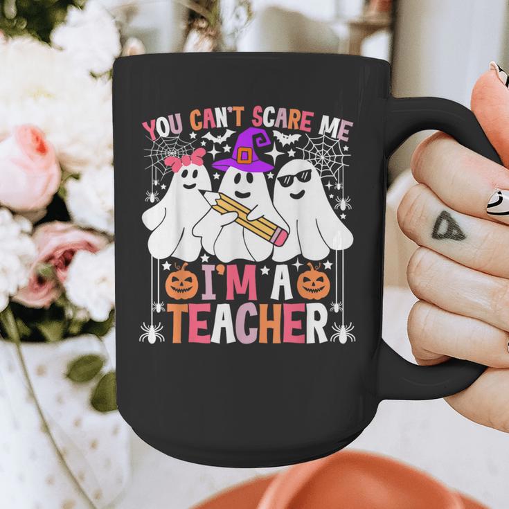You Can't Scare Me I'm A Teacher Halloween Graphic Print Coffee Mug, funny design You Can't Scare Me I'm A Teacher Halloween Graphic Print Coffee Mug, funny design