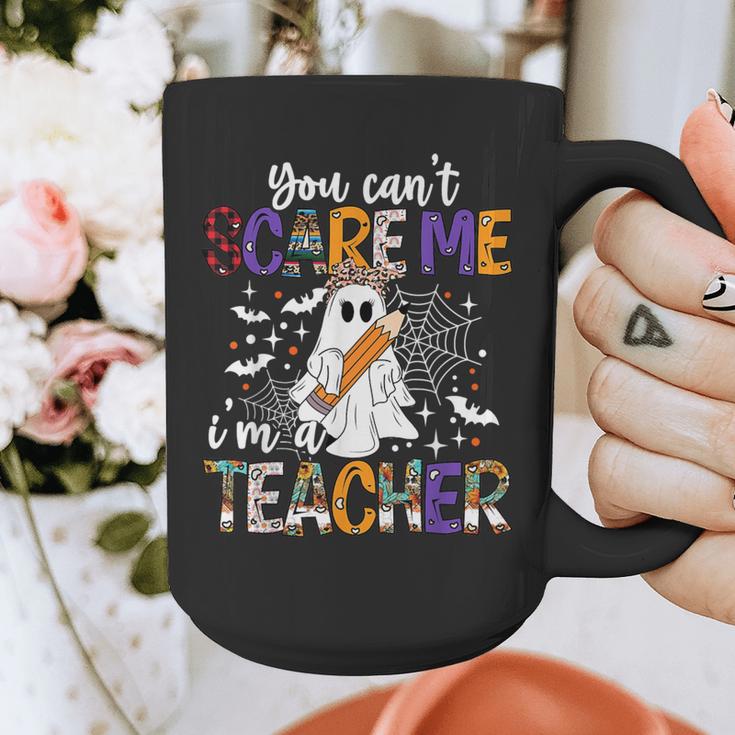 You Can't Scare Me I'm A Teacher Halloween Costume Graphic Print Coffee Mug, funny design