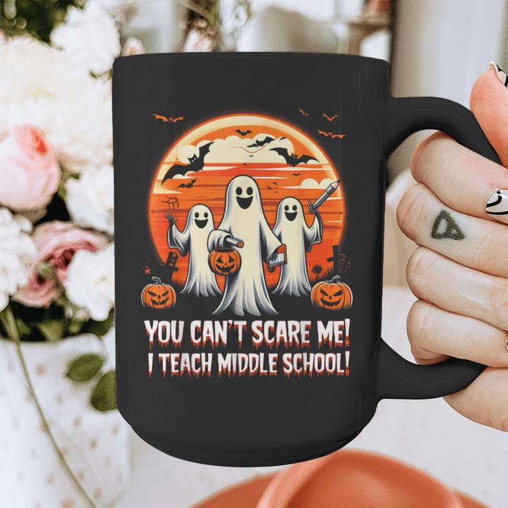 You Can't Scare Me I Teach Middle School Teacher Halloween Graphic Print Coffee Mug, funny design You Can't Scare Me I Teach Middle School Teacher Halloween Graphic Print Coffee Mug, funny design