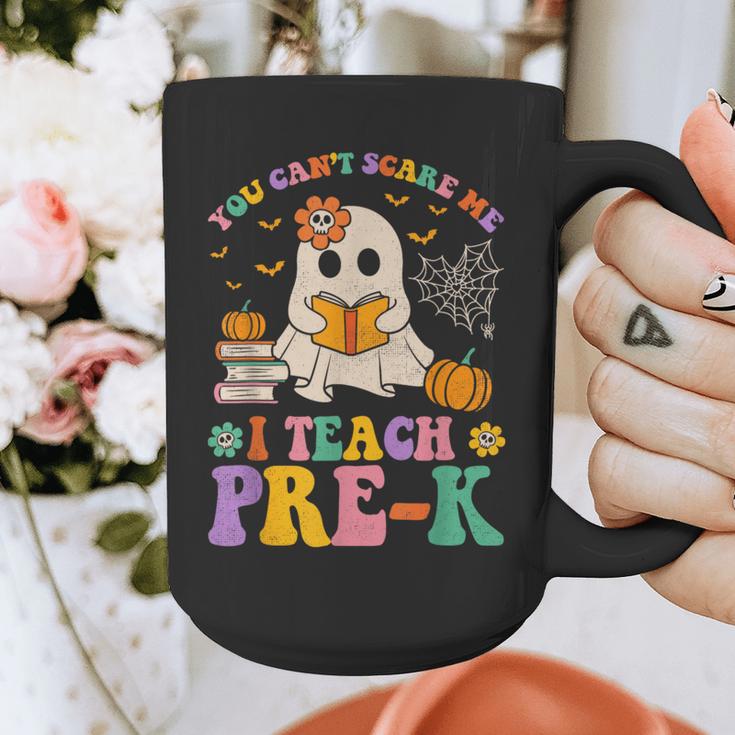You Can't Scare Me I Teach Pre-k Teacher Halloween Ghost Men Women Kids Graphic Print Coffee Mug, funny design You Can't Scare Me I Teach Pre-k Teacher Halloween Ghost Men Women Kids Graphic Print Coffee Mug, funny design