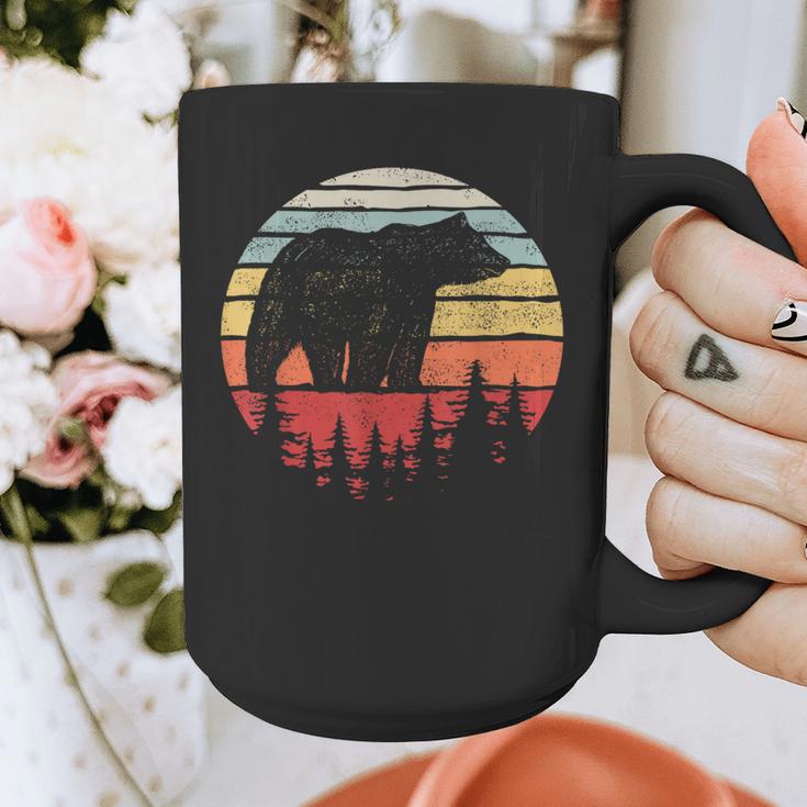 Catch Some Rays Vintage Retro Grizzly Bear Graphic Print Coffee Mug, funny design
