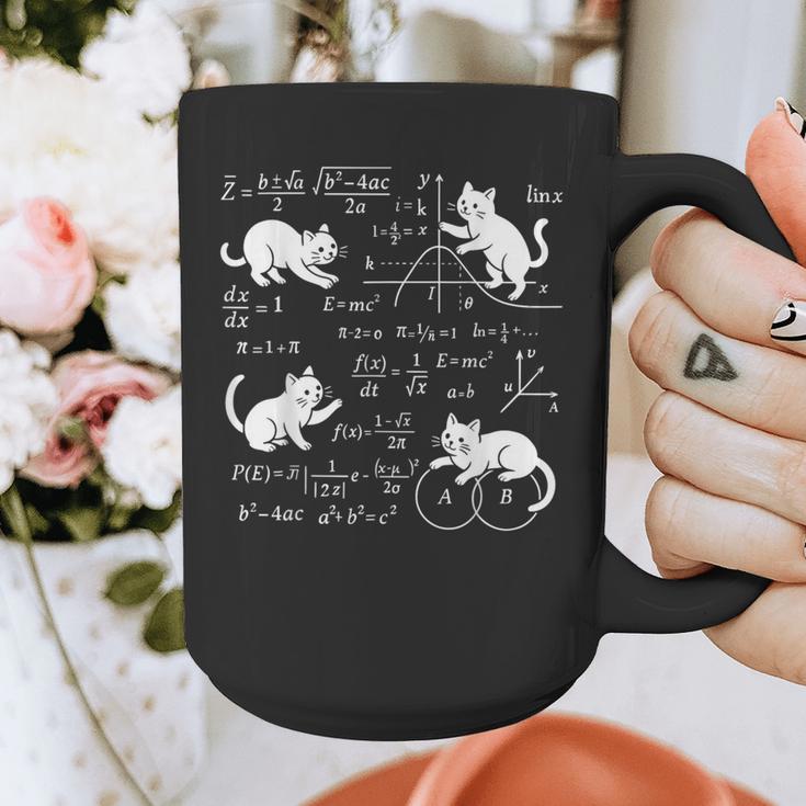Cats And Math Lover Cat Lover Science Teacher Student Graphic Print Coffee Mug, Science Teacher Gifts, funny design