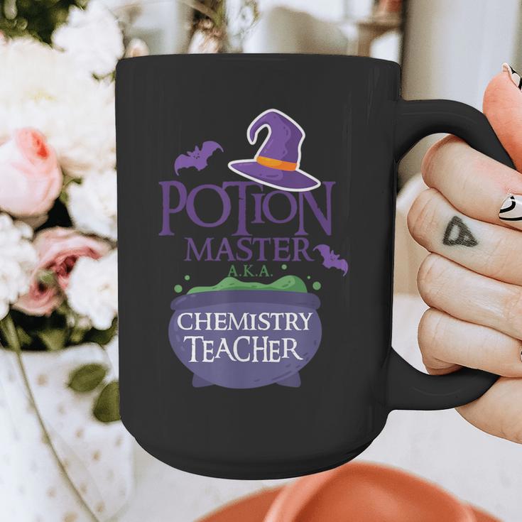 Chemistry Teacher Halloween Shirt School POTION MASTER Graphic Print Coffee Mug, funny design