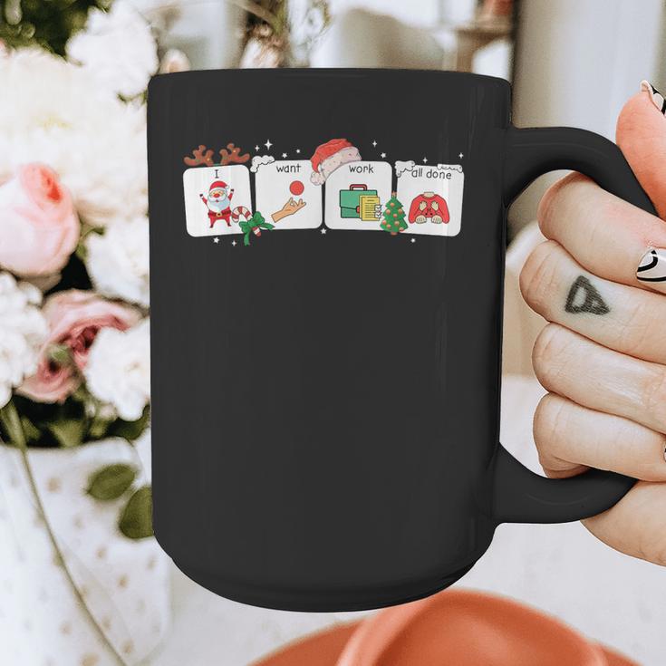 Christmas Santa Special Education SPED Teacher Xmas PJ Graphic Print Coffee Mug, funny design Christmas Santa Special Education SPED Teacher Xmas PJ Graphic Print Coffee Mug, funny design