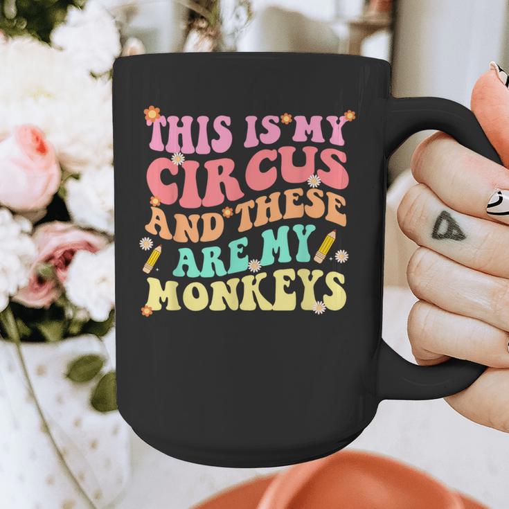 This Is My Circus And These Are My Monkeys School Teacher Graphic Print Coffee Mug, funny design This Is My Circus And These Are My Monkeys School Teacher Graphic Print Coffee Mug, funny design