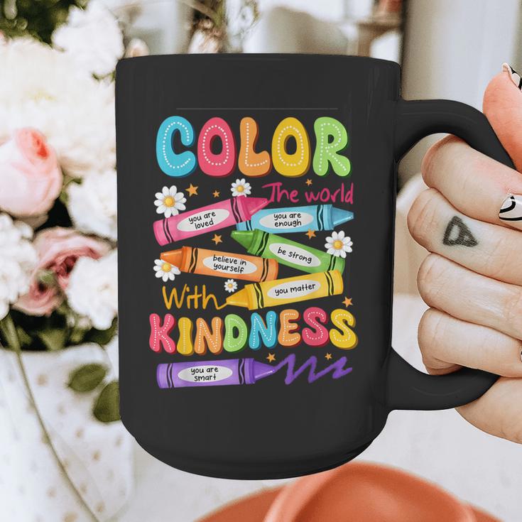 Color The World With Kindness Teachers Back To School Graphic Print Coffee Mug, funny design Color The World With Kindness Teachers Back To School Graphic Print Coffee Mug, funny design