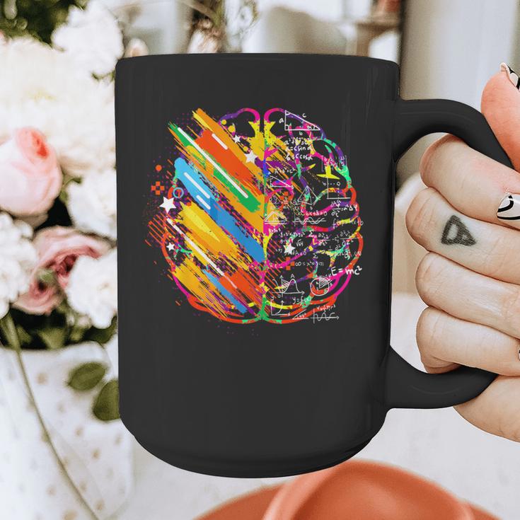 Colorful Brain Art Teacher Artist Painter Student Graphic Print Coffee Mug, funny design Colorful Brain Art Teacher Artist Painter Student Graphic Print Coffee Mug, funny design