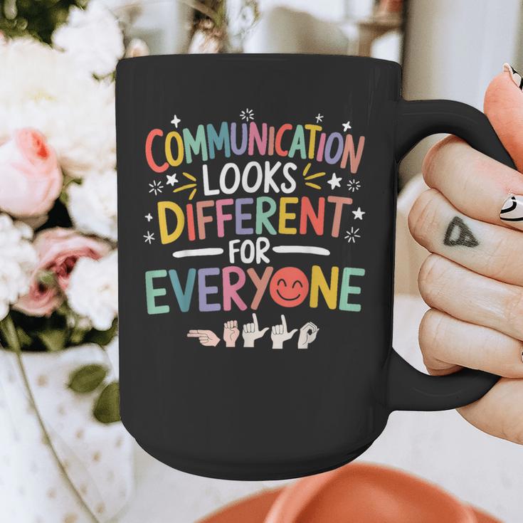 Communication ASL Teacher Deaf People ASL Interpreter Graphic Print Coffee Mug, funny design Communication ASL Teacher Deaf People ASL Interpreter Graphic Print Coffee Mug, funny design