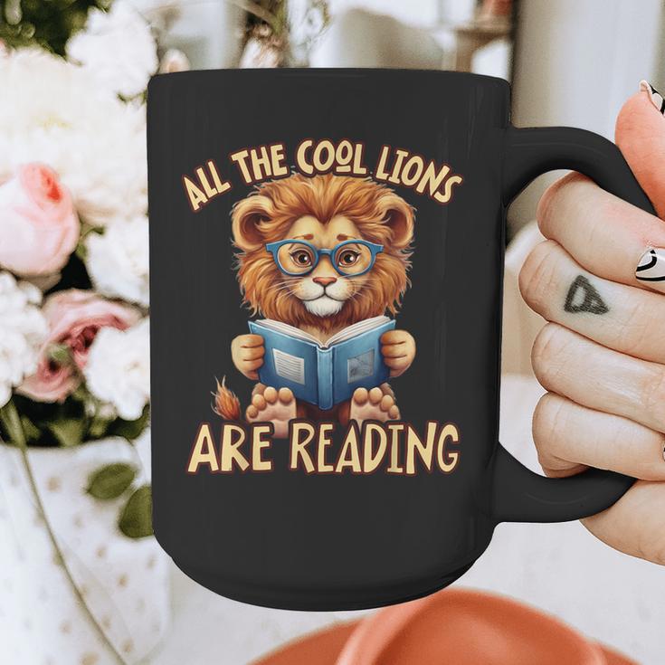 All The Cool Lions Are Reading Lion Teacher Men Women Kids Graphic Print Coffee Mug, funny design All The Cool Lions Are Reading Lion Teacher Men Women Kids Graphic Print Coffee Mug, funny design