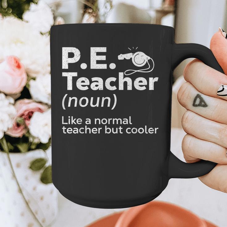 Cool PE Teacher Art For Men Women Physical Education Teacher Graphic Print Coffee Mug, Pe Teacher Gifts, funny design