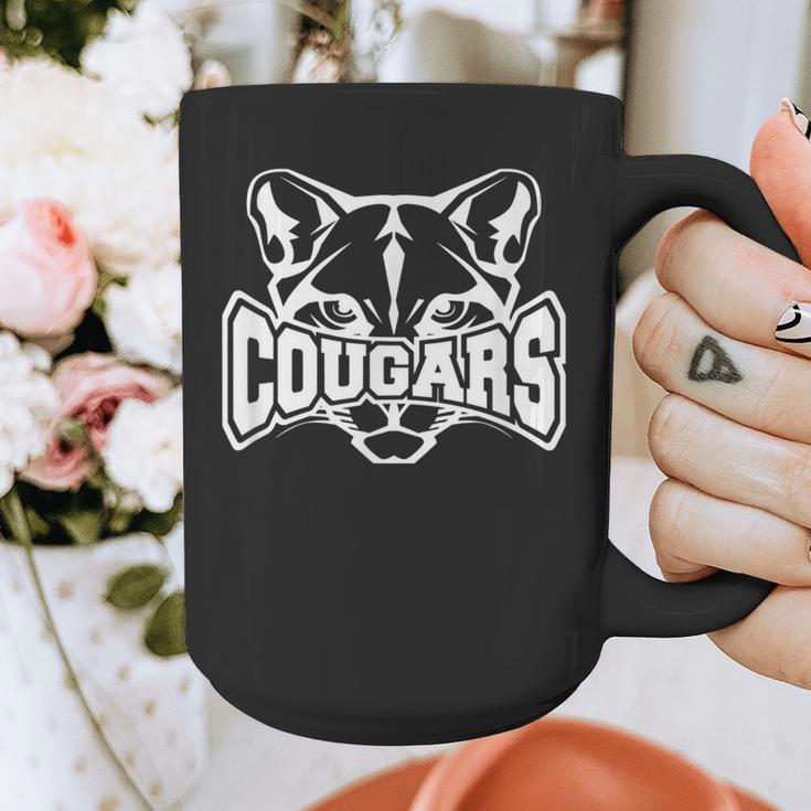 Cougars Teacher Student School Sports Fan Team Spirit Graphic Print Coffee Mug, funny design Cougars Teacher Student School Sports Fan Team Spirit Graphic Print Coffee Mug, funny design