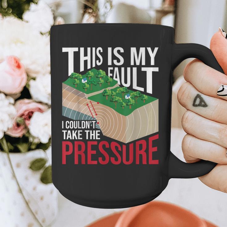 Couldn't Take The Pressure Geology Earth Science Teacher Graphic Print Coffee Mug, Science Teacher Gifts, funny design