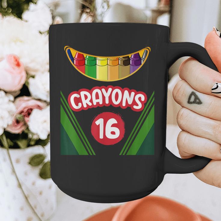 Crayon Box Fun Teacher Student Crayon Squad Halloween 2023 Graphic Print Coffee Mug, funny design Crayon Box Fun Teacher Student Crayon Squad Halloween 2023 Graphic Print Coffee Mug, funny design