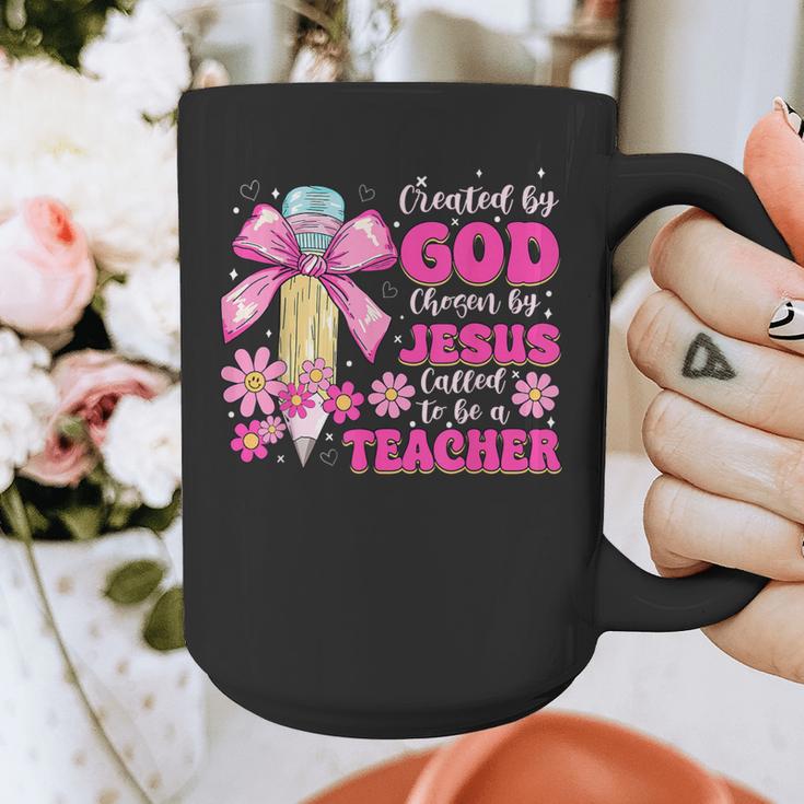 Created By God Called To Teacher Jesus Christian Teacher Graphic Print Coffee Mug, funny design Created By God Called To Teacher Jesus Christian Teacher Graphic Print Coffee Mug, funny design