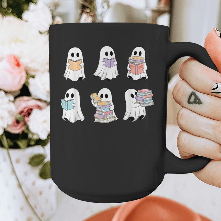 Cute Boo Ghost Reading Books Halloween Librarian Teacher Kid Graphic Print Coffee Mug, funny design Cute Boo Ghost Reading Books Halloween Librarian Teacher Kid Graphic Print Coffee Mug, funny design