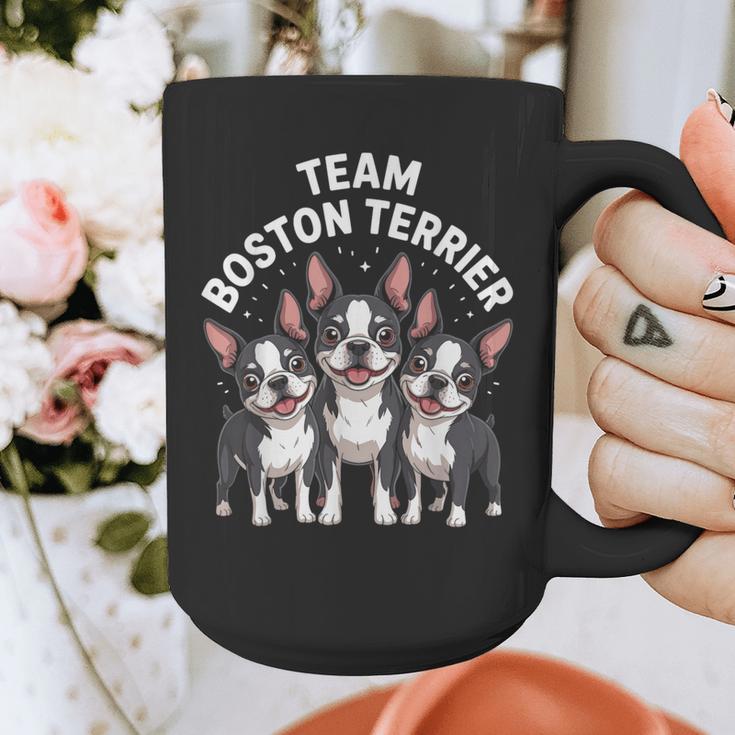 Cute Cartoon For Dog Owners Pet Team Boston Terrier Graphic Print Coffee Mug, funny design