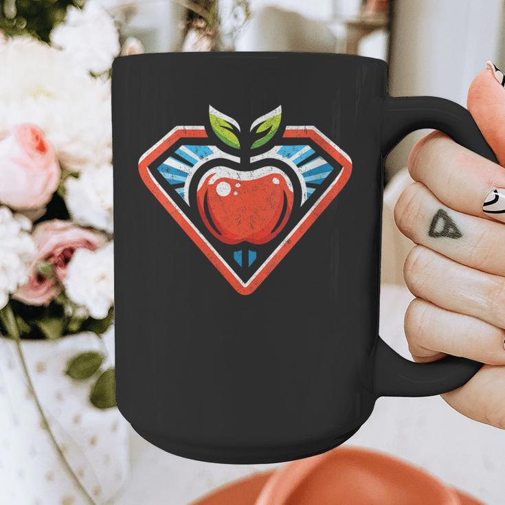 Cute Distressed Super Teacher Superhero Apple Graphic Print Coffee Mug, Super Teacher Gifts, funny design Cute Distressed Super Teacher Superhero Apple Graphic Print Coffee Mug, Super Teacher Gifts, funny design