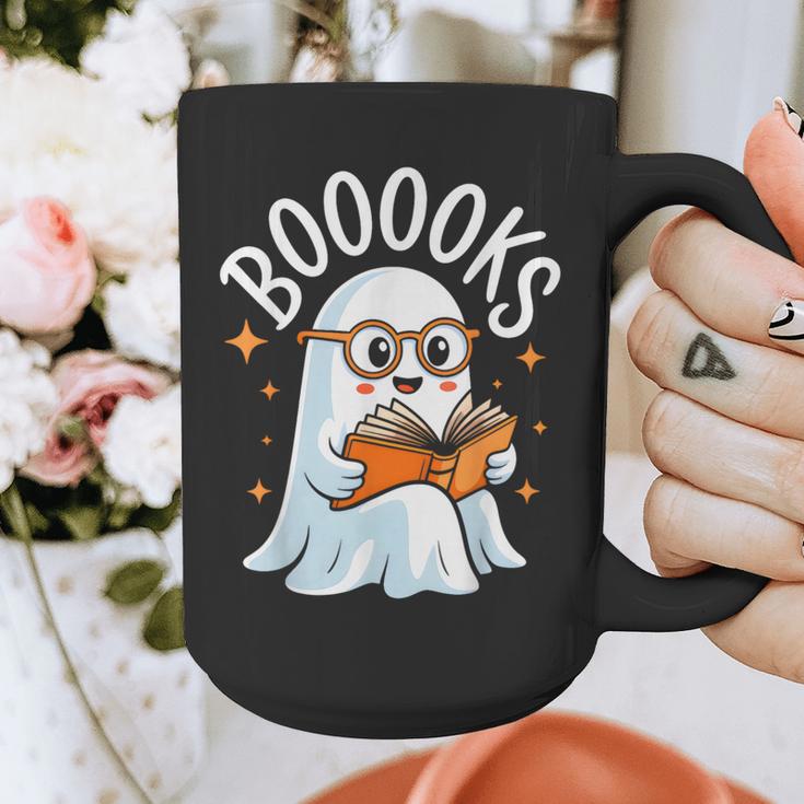 Cute Ghost Reading Book Librarian Teacher Halloween Costume Graphic Print Coffee Mug, funny design