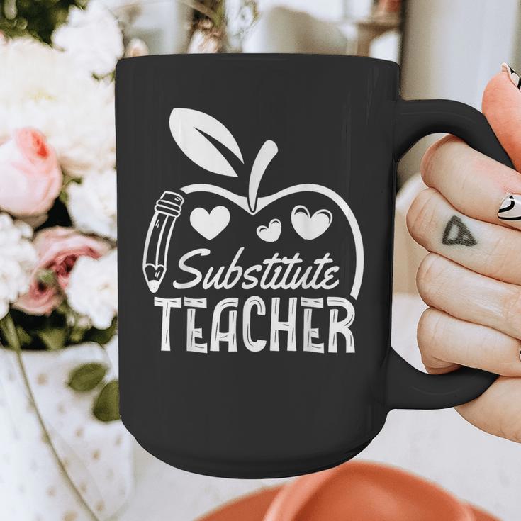 Cute Substitute Teacher Appreciation Men Women Graphic Print Coffee Mug, funny design Cute Substitute Teacher Appreciation Men Women Graphic Print Coffee Mug, funny design