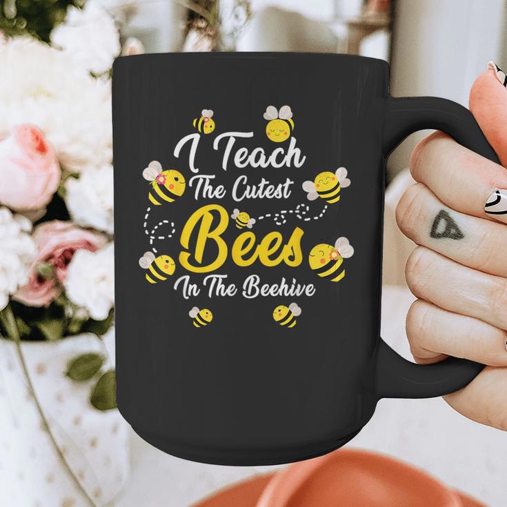 Cute I Teach The Cutest Bees In The Beehive Teacher's Day For Men Women Kids Graphic Print Coffee Mug, funny design Cute I Teach The Cutest Bees In The Beehive Teacher's Day For Men Women Kids Graphic Print Coffee Mug, funny design