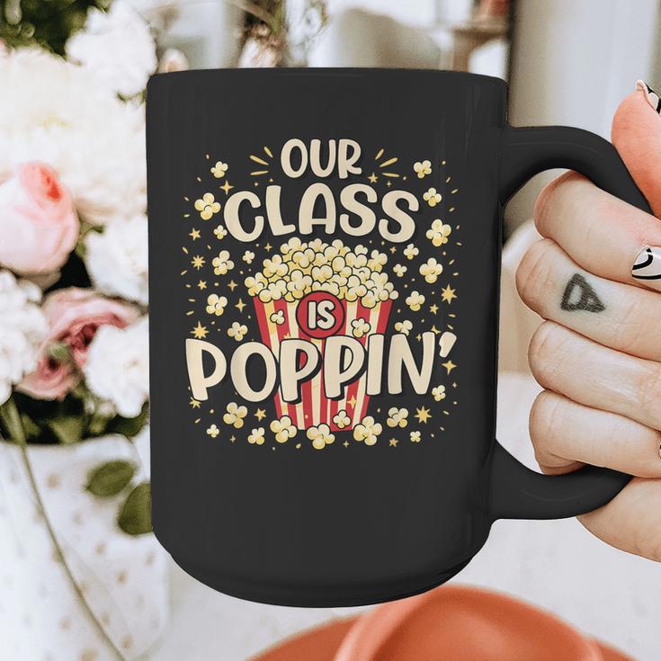 Cute Teacher Popcorn Day Graphic Print Coffee Mug, funny design Cute Teacher Popcorn Day Graphic Print Coffee Mug, funny design