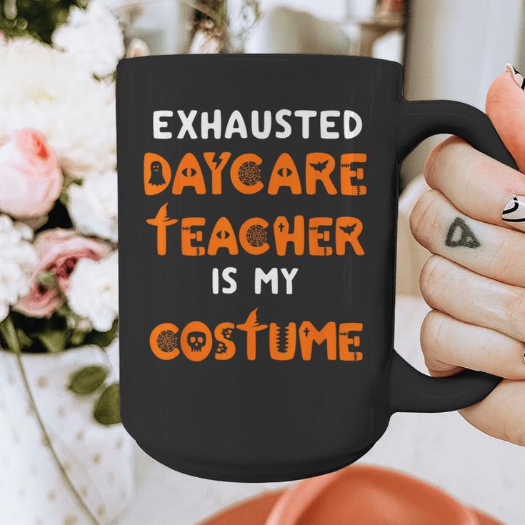 Daycare Teacher Halloween Costume Tired Day Care Shirt Graphic Print Coffee Mug, funny design Daycare Teacher Halloween Costume Tired Day Care Shirt Graphic Print Coffee Mug, funny design