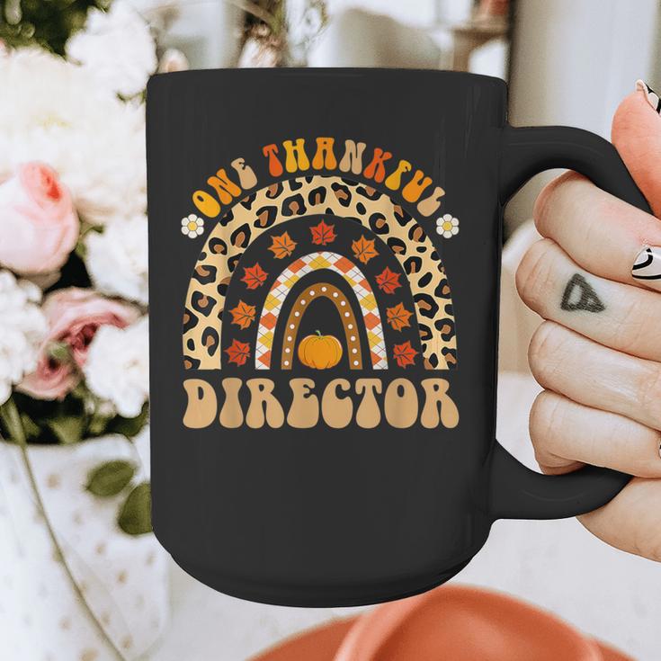 Director One Thankful Fall Teacher Women Life Graphic Print Coffee Mug, funny design