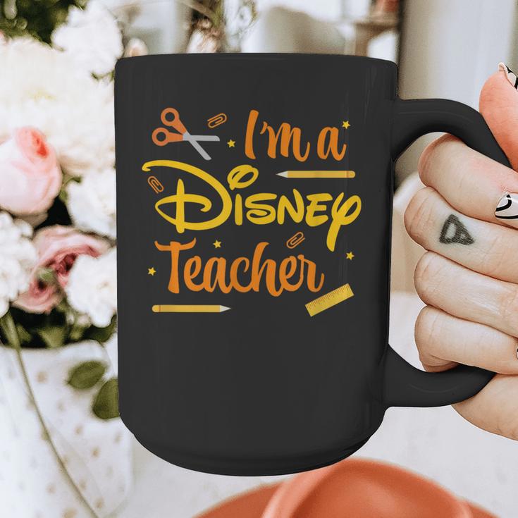Disney Back To School I'm A Disney Teacher Crafty Logo Graphic Print Coffee Mug, funny design Disney Back To School I'm A Disney Teacher Crafty Logo Graphic Print Coffee Mug, funny design