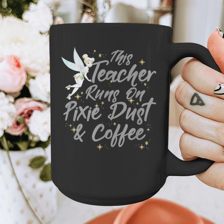 Disney Peter Pan Tinkerbell Teacher Pixie Dust And Coffee Graphic Print Coffee Mug, funny design Disney Peter Pan Tinkerbell Teacher Pixie Dust And Coffee Graphic Print Coffee Mug, funny design