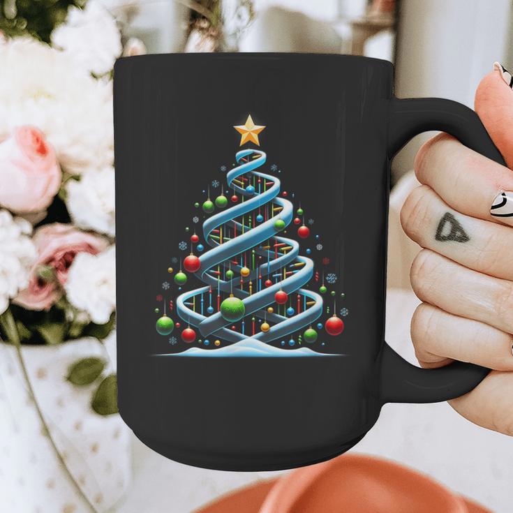 DNA Helix Christmas Tree Scientist Biology Science Teacher Graphic Print Coffee Mug, Science Teacher Gifts, funny design DNA Helix Christmas Tree Scientist Biology Science Teacher Graphic Print Coffee Mug, Science Teacher Gifts, funny design
