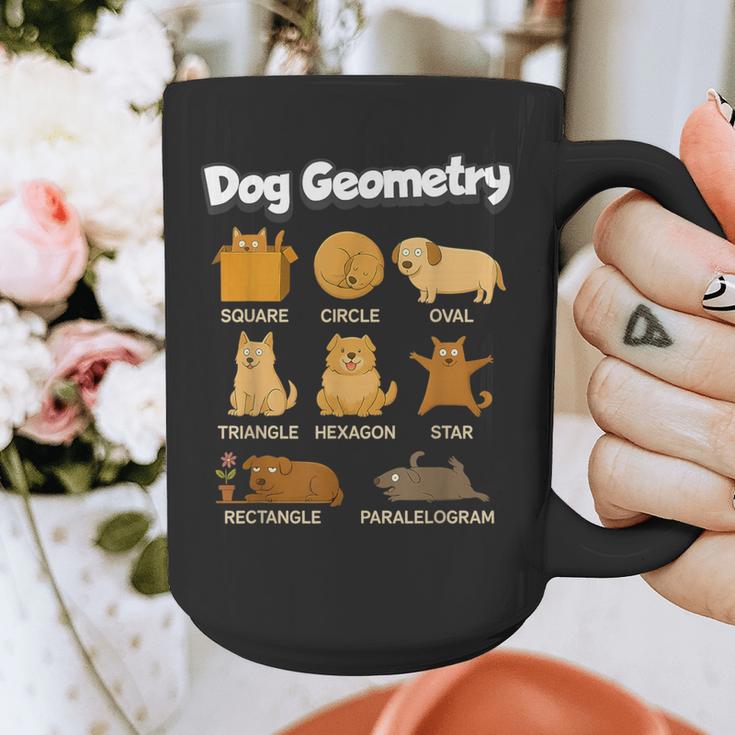 Dog Geometry Math Teacher Back To School STEM Humor Graphic Print Coffee Mug, funny design Dog Geometry Math Teacher Back To School STEM Humor Graphic Print Coffee Mug, funny design
