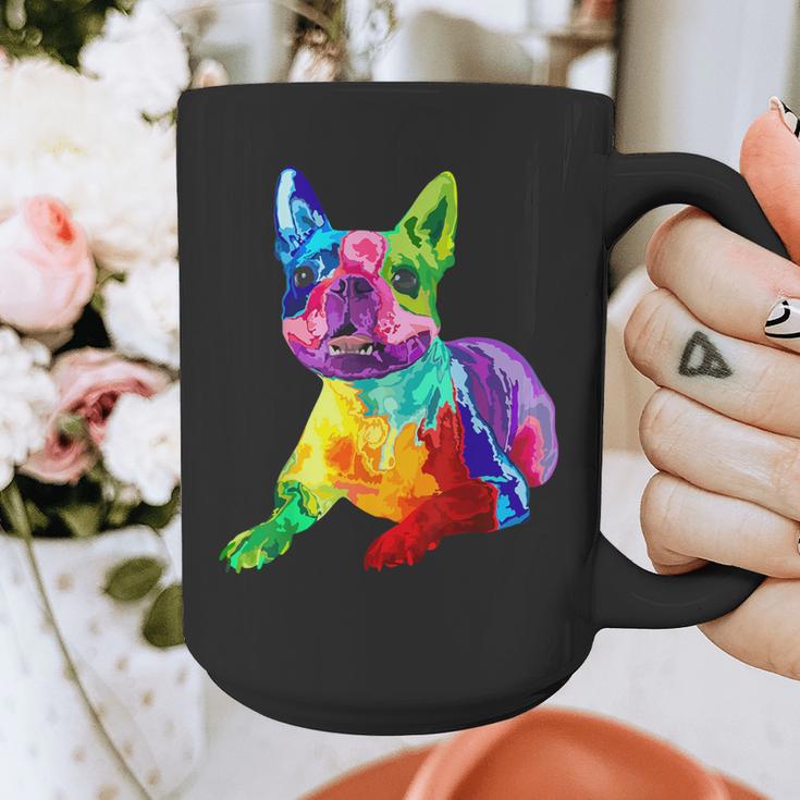 Dog Lover Boston Terrier Dog Colorful Boston Terrier Men Women Kids Graphic Print Coffee Mug, funny design