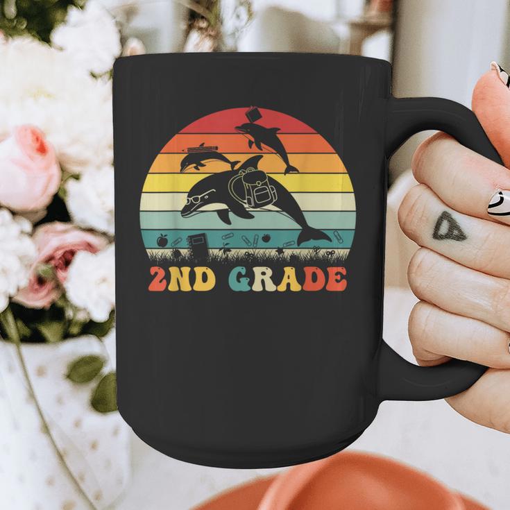 Dolphin Second Grade Back To School Teacher Student Graphic Print Coffee Mug, funny design Dolphin Second Grade Back To School Teacher Student Graphic Print Coffee Mug, funny design