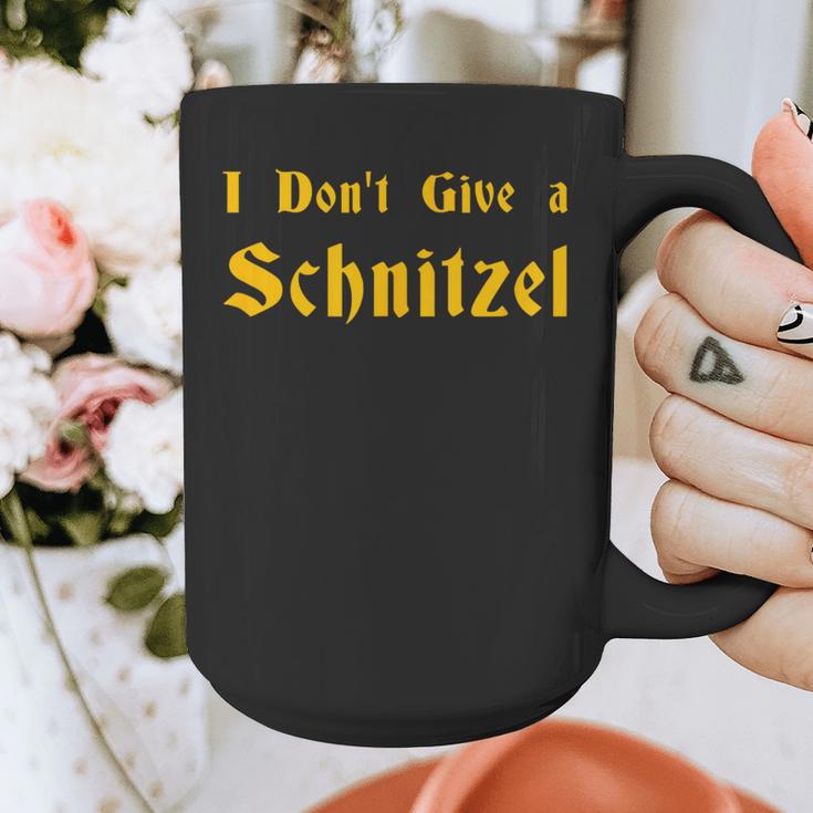 I Don't Give a Schnitzel T-Shirt Graphic Print Coffee Mug, funny design