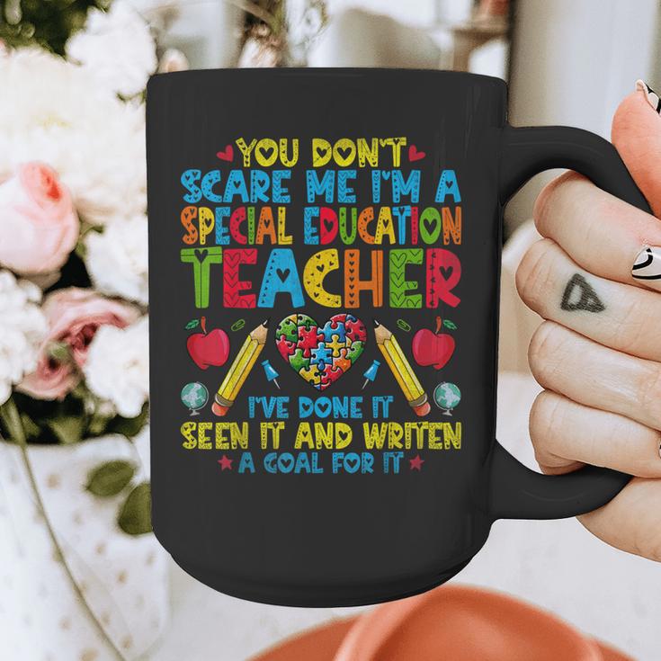 You Don't Scare Me I'm A Special Education Teacher SPED Graphic Print Coffee Mug, funny design You Don't Scare Me I'm A Special Education Teacher SPED Graphic Print Coffee Mug, funny design