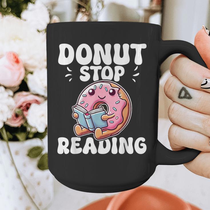 Donut Stop Reading Kawaii Teacher Preschool Kindergarten Graphic Print Coffee Mug, funny design Donut Stop Reading Kawaii Teacher Preschool Kindergarten Graphic Print Coffee Mug, funny design
