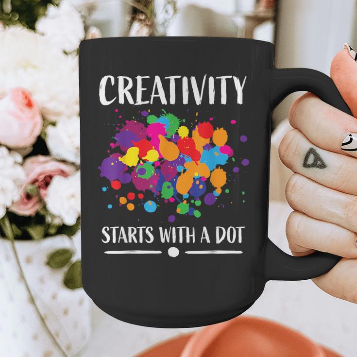 Dot Day Shirt Women Men Kids Girls Boys Teacher 2024 Dot Day Graphic Print Coffee Mug, funny design